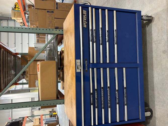 Waterloo 12 Drawer Toolbox (Blue) - Image 2